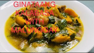 HOW TO COOK GINATAANG KALABASA WITH MALUNGGAY AND PORK FILIPINO RECIPE  Fili Fusions Kitchen [upl. by Bailey]