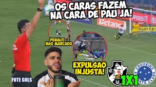 VASCO É PEJUDICADO PELA ARBITRAGEM E FICA NO EMPATE CONTRA O CRUZEIRO POS JOGO VASCO X CRUZEIRO [upl. by Twyla263]