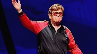 Elton John Cries While Leaving Stage on his Final Farewell Show WATCH VIDEO [upl. by Elephus]