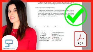 Cómo FIRMAR PDF con firma DIGITAL ✅ [upl. by Aratnahs]