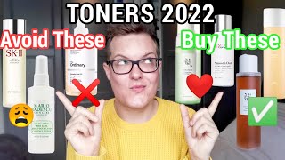 TONERS Round Up  My Current TOP 3 ❤️  BOTTOM 3 👎  Best Toners  Skincare [upl. by Jarrod]