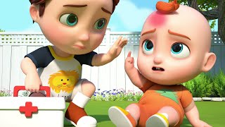 Leos got a booboo 😭  BooBoo Song for Kids  Boo Kids Songs amp Nursery Rhymes [upl. by Cynar538]