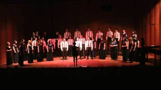 BUMC Jazz Choir  Joshua Fit The Battle of Jericho Arr Albert Hosp [upl. by Alleda710]