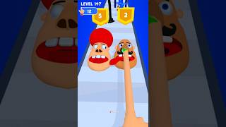 Tall Finger Runner Level147 fun mobilegame amogus shortsfeed crush shorts [upl. by Eirrot]