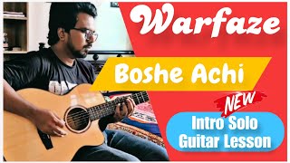 Warfaze  Boshe Achi Eka Solo Lesson  Pritthy G  warfaze [upl. by Beitch609]