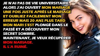 Jai découvert les preuves de linfidélité de ma femme  Je me suis divorcé delle et lai [upl. by Nodyroc173]