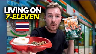 LIVING ON 7ELEVEN for 24 Hours 🇹🇭 Thailand [upl. by Patten]