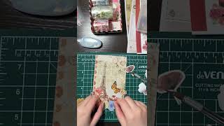 Paris vibe in journaldecor sticker asmr scrapbooking part 1 [upl. by Clayson]