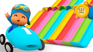 😊 POCOYO amp NINA EPISODIOS COMPLETOS  Toboganes de Colores 121 min CARICATURAS y DIBUJOS ANIMADOS [upl. by Thomajan371]