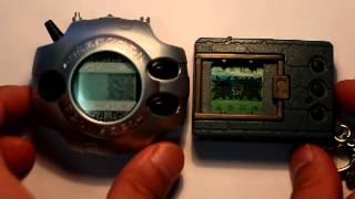 1 Digimon Digivice Vs Digimon Tamagotchi Agumon vs Agumon [upl. by Verine]