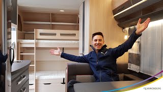 Caravan review Hobby De Luxe Edition 490 KMF model 2021 [upl. by Noirad]