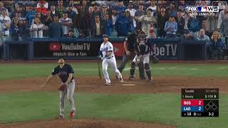 Max Muncy Walk Off Solo Home Run vs Red Sox  Dodgers vs Red Sox World Series Game 3 [upl. by Kyrstin]