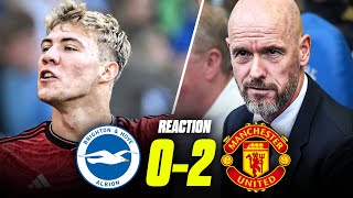 Hojlund Is CLASS Ten Hag Finishes 8th  Brighton 02 Manchester United REVIEW [upl. by Cocks957]