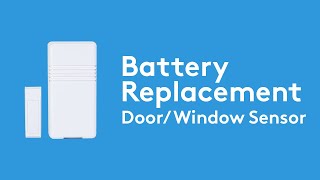 How to Change the Battery in your Door or Window Sensor  ADT [upl. by Neelyam919]