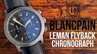 Blancpain Leman Flyback Chronograph Big Date 2885F11B30B53B [upl. by Gina]