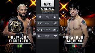 UFC 270 Free Fight Brandon Moreno vs Deiveson Figueiredo 1 [upl. by Wendall]