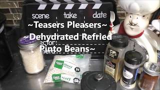 Dehydrated Refried Beans [upl. by Hanshaw]