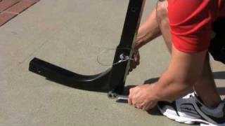 Installing the Allen 552RR Deluxe 5 Bike Hitch Rack [upl. by Leola]