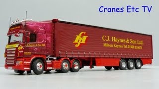 Corgi Scania R620 Curtainside C J Haynes amp Son by Cranes Etc TV [upl. by Pulsifer]