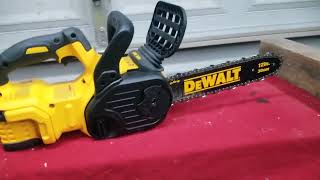 DeWalt DCCS620 12in XR Chainsaw Bought homedepot Review [upl. by Elga]