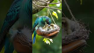 Mother Bird amp Chicks in Shoe Nest – Heartwarming Nature Moment 🐦❤️ NatureLovers BirdNest [upl. by Sackey]