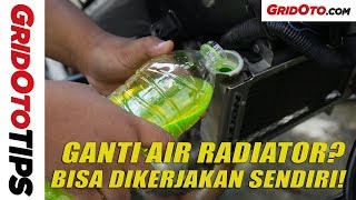 Cara Mengganti Air Radiator di Motor  How To  GridOto Tips [upl. by Cecily600]