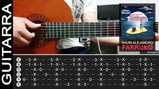 Rauw Alexandro ❌ Farruko  Fantasías Unplugged  Tutorial Guitarra Acústica  Letra y Acordes [upl. by Eiraminot118]