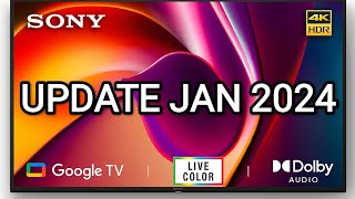 Sony Google TV x64l January 2024 security patch and Android 11 update [upl. by Gem702]