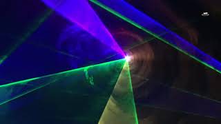 Lasershow  Mondfest 2018 in den Gärten der Welt Berlin [upl. by Llerehs261]