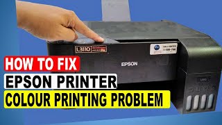 How To Fix BLACK INK NOT PRINTING  COLOR PROBLEM EPSON L3250 L3210 L3110 etc via Head Cleaning [upl. by Akerdna778]