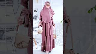 Gamis Knit Premium gamissyariterbaru gamissyaripremium shortvideo [upl. by Eitra]