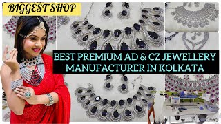 Biggest AD amp CZ Jewellery Manufacturer  AD Jewellery Shop  jewellery Shop In Kolkata [upl. by Ybbob96]