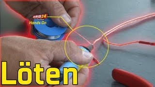 Löten hands on  TUTORIAL  ARS24 [upl. by Nayrda79]