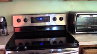 SAMSUNG FER300 ELECTRIC RANGE CONVECTION OVEN [upl. by Senecal899]