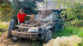 Car Restoration  REVIVING a forgotten Daewoo after many years of silence [upl. by Steward]