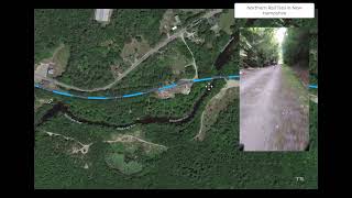 Northern Rail Trail  Lebanon NH to Boscawen NH [upl. by Nelluc]