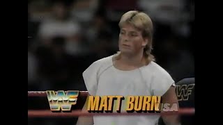 Mountie vs Matt Burn Prime Time April 13th 1992 [upl. by Hsak]