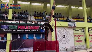 Harschit D Raising Start Value adding Liukin on High Bar 25TH PYL India Training Camp Yin Alvarez [upl. by Chil]