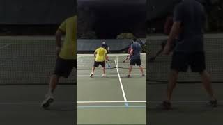 Competitive match serious game pickleball [upl. by Leamaj]