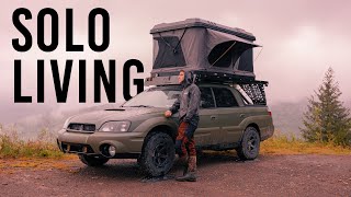 Solo Living in a Subaru Baja [upl. by Moyra]