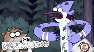 Lost in the Woods  Regular Show  Cartoon Network [upl. by Sewole]