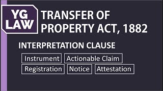 Section 3 of TPA  Instrument Actionable Claim Registration Notice and Attestation  YG Law [upl. by Aneen405]