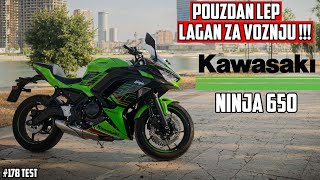 Test Motora Kawasaki Ninja 650 2024  First Ride  Review  Prva voznja utisci [upl. by Ailet]