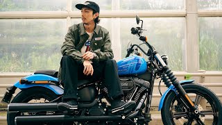 Satoshi Ezaki – 2022 Street Bob 114  HarleyDavidson [upl. by Grange]