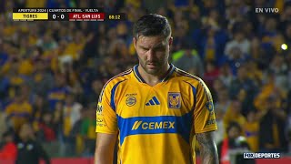 😳😱 GIGNAC FALLA EL PENAL  Tigres 00 Atlético San Luis  Vuelta Cuartos de Final  Liga MX [upl. by Nomit]