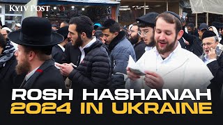 Jewish New Year Ukraine Sees Record Number of Hasidic Pilgrims Despite the War [upl. by Klusek]