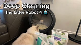 Deep Cleaning the Litter Robot 4 [upl. by Aihsenet818]