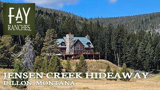 Montana Home With Land For Sale  Jensen Creek Hideaway  Dillon MT [upl. by Keiryt696]