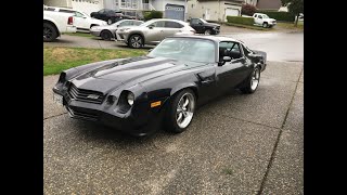 Pro touring LQ4 Swapped 1981 Z28 Project Car Detailed Review [upl. by Ahsinirt15]