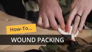 Hemostatic Gauze  Wound Packing [upl. by Thilde]